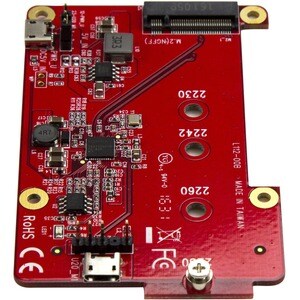 StarTech.com Raspberry Pi Board - USB 2.0 480Mbps - USB to M.2 SATA Converter - USB to SATA Raspberry Pi SSD