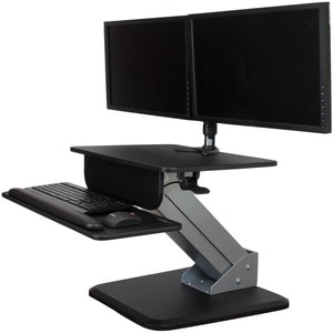 StarTech.com Height Adjustable Standing Desk Converter - Sit Stand Desk with One-finger Adjustment - Ergonomic Desk - 30.5