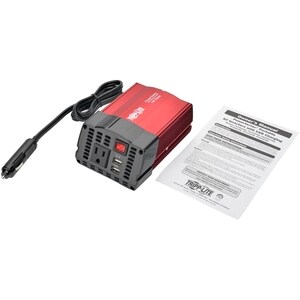 Tripp Lite 150W Compact Car Inverter 12V 120V 2-Port USB Charging 1 Outlet - Input Voltage: 12 V DC - Output Voltage: 5 V 