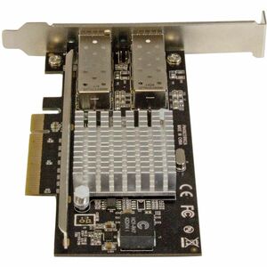 StarTech.com 10 Gigabit-Ethernet-Karte für Workstation - 10GBase-X - SFP+ - Plug-in-Karte - Schwarz - PCI Express x4 - 20 
