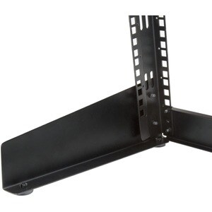 StarTech.com 8U Desktop Rack - 2-Post Open Frame Rack - 19in Open Frame Desktop Rail Rack - 8U - Steel - 50.12 kg Maximum 