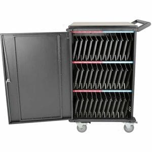 Tripp Lite by Eaton 36-Device AC Mobile Charging Cart - Laptops and Chromebooks, 120V, NEMA 5-15P, 10 ft. (3.1 m) Cord, Bl