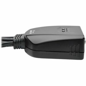 Eaton Tripp Lite Series 2-Port USB/VGA Cable KVM Switch with Cables and USB Peripheral Sharing - 2 Computer(s) - 1 Local U