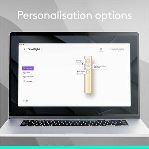 Logitech Spotlight Presentation Remote - Universal Wireless Presentation Clicker with Laser Pointer, Advanced Digital High