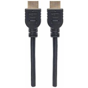Manhattan Cable HDMI 2.0 intramuro M-M 5.0M - Extremo Secundario: 1 x 19-pin HDMI Digital Audio/Video - Male - 18Gbit/s - 