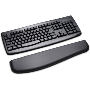ACCO ErgoSoft Wrist Rest - TAA Compliant - Black - Leatherette - Mouse/Keyboard