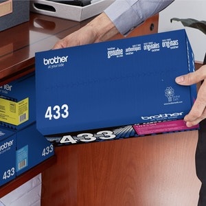 Brother TN433M Original High Yield Laser Toner Cartridge - Magenta - 1 Each - 4000 Pages