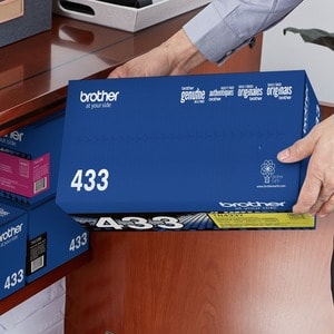 Brother TN433Y Original High Yield Laser Toner Cartridge - Yellow - 1 Each - 4000 Pages