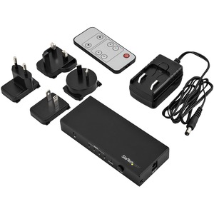 StarTech.com 4 Port HDMI Switch - 4K 60Hz - Supports HDCP - IR - HDMI Selector - HDMI Multiport Video Switcher - HDMI Swit