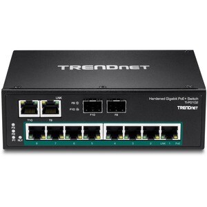 TRENDnet TI-PG102 10 Ports Ethernet Switch - Gigabit Ethernet - 1000Base-T, 1000Base-X - New - TAA Compliant - 2 Layer Sup