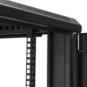 StarTech.com 4-Pfosten 12HE Server Rack, 19" Datenschrank für Computer / IT-Ausrüstung, Heimnetzwerk-Rack, Server-Rack mit