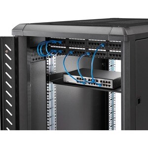 StarTech.com Scaffale per Rack Server 1U - Profondità da 400 mm - Acciaio - 20,05 kg Static/Stationary Weight Capacity