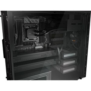 be quiet! Pure Base 600 Computergehäuse - ATX, Micro ATX, Mini ITX Motherboard Supported - Mid-Tower - Stahl, Acrylnitril-
