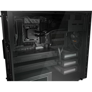 be quiet! Pure Base 600 Computer Case - ATX Motherboard Supported - Mid-tower - Steel, Acrylonitrile Butadiene Styrene (AB
