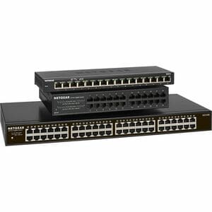 Netgear Business GS348 Ethernet Switch - 48 Ports - Gigabit Ethernet - 10/100/1000Base-T - 2 Layer Supported - 23 W Power 