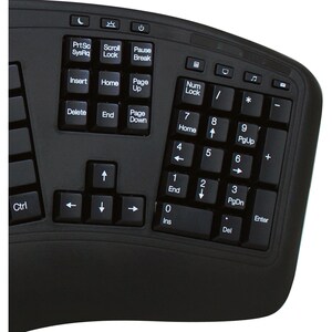 Adesso Tru-Form WKB-1500GB Keyboard & Mouse - English (US) - 1 Each - USB Membrane Wireless RF 2.40 GHz Keyboard - 105 Key