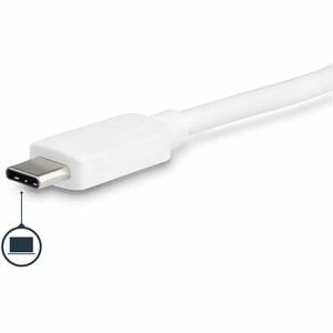 StarTech.com USB C Multiport Adapter - with Power Delivery (USB PD) - USB C to USB 3.0 / DVI / Gigabit Ethernet - USB-C Hu