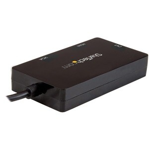 StarTech.com USB-C Multiport Video Adapter - 3-in-1 - 4K 30Hz - Black. USB connector type: USB Type-C, USB connector gende