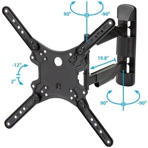 StarTech.com Full Motion TV Mount â€" for 32" to 55" Monitors â€" Heavy Duty Steel â€" Articulating TV Wall Mount â€" VESA