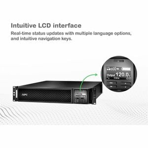 APC Smart-UPS On-Line, 1500VA, Tower, 120V, 6x 5-15R NEMA outlets, SmartSlot, Extended runtime, W/O rail kit - Rack-mounta