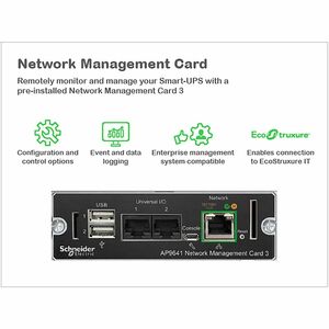 APC Smart-UPS On-Line, 1500VA, Rackmount 2U, 120V, 6x NEMA 5-15R outlets, SmartSlot, Extended runtime, W/ rail kit - 2U Ra