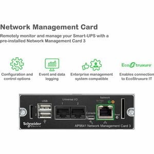 APC Smart-UPS On-Line, 1500VA, Rackmount 2U, 120V, 6x 5-15R NEMA outlets, Network Card, Extended runtime, W/ rail kit - 2U