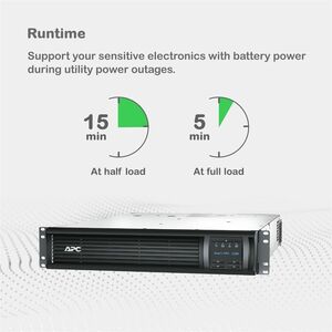 APC Smart-UPS, Line Interactive, 2200VA, Rackmount 2U, 120V, 6x NEMA 5-15R+2x NEMA 5-20R outlets, Network Card, AVR, LCD -