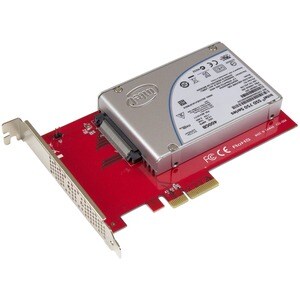 StarTech.com U.2 auf PCIe Adapter für 2,5" U.2 NVMe SSD - SFF 8639 - 4x PCI Express 3.0 - NVMe PCIe Adapter - U.2 PCIe Karte