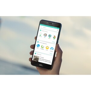 Smartphone Wiko Upulse Lite 32 GB - 4G - 13,2 cm (5,2") LCD HD 1280 x 720 - 3 GB RAM - Android 7.0 Nougat - Nero, Turchese