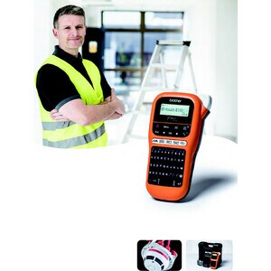 Brother P-touch PT-E110VP Elektronischer Etikettendrucker - Thermotransfer - 20 mm/s Mono - 1 Schriftarten - 3 Schriftgröß