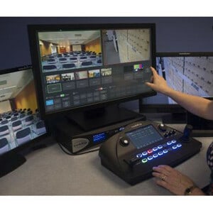 Vaddio AV Bridge MatrixMIX A/V Switcher - 8 x 2 - Display - 3 x HDMI Out