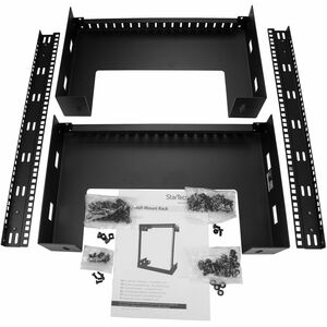 StarTech.com 2-Post 12U Heavy-Duty Wall-Mount Network Rack, 19" Open Frame Server Rack for Computer Equipment, Wall Mount 