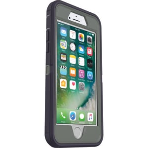 OtterBox Defender Carrying Case (Holster) Apple iPhone 8, iPhone 7 Smartphone - Stormy Peaks - Wear Resistant Interior, Dr