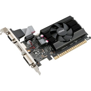 MSI NVIDIA GeForce GT 710 Graphic Card - 2 GB DDR3 SDRAM - Low-profile - 954 MHz Core - 64 bit Bus Width - PCI Express 2.0