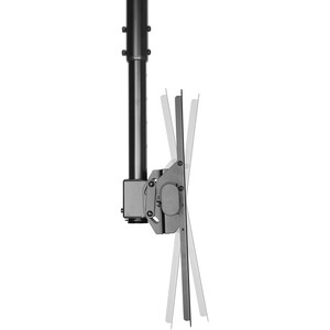 Neomounts Neomounts Pro NM-C440BLACK Ceiling Mount for Flat Panel Display - Black - 1 Display(s) Supported - 152.4 cm (60"