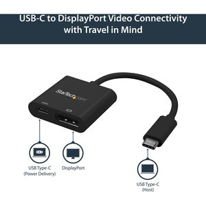 StarTech.com DisplayPort/USB AV-Kabel für Chromebook, Monitor, MacBook, Audio-/Video-Gerät, Notebook, Computer, iPad Pro, 