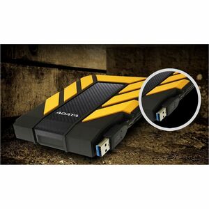 Adata HD710 Pro AHD710P-2TU31-CYL 2 TB Hard Drive - 2.5" External - Yellow - Gaming Console Device Supported - USB 3.2 (Ge