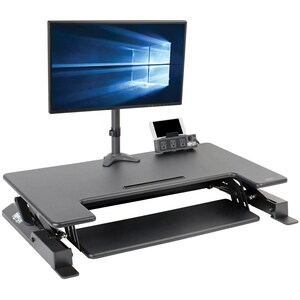 Eaton Tripp Lite Series WorkWise Height-Adjustable Sit-Stand Desktop Workstation - 33 lb Load Capacity - Desktop - Medium 