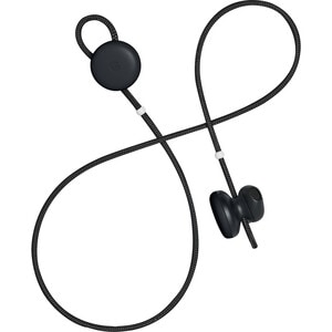 Google Pixel Buds GA00205 Earset - Stereo - Wireless - Bluetooth - Earbud, Behind-the-neck - Binaural - In-ear - Black