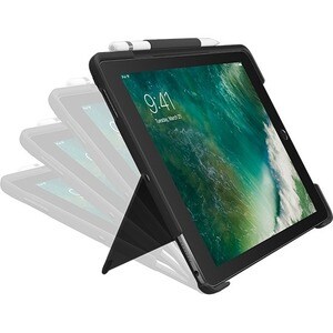 Logitech Slim Combo Keyboard/Cover Case for 26.7 cm (10.5") Apple iPad Pro Tablet - Black - Spill Resistant - Plastic, Fab