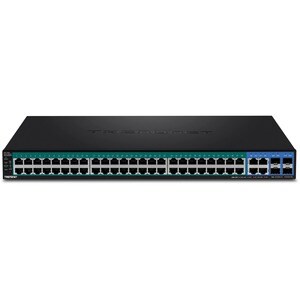 TRENDnet TPE-5048WS 52 Ports Manageable Ethernet Switch - Gigabit Ethernet - 1000Base-T, 1000Base-X - New - TAA Compliant 