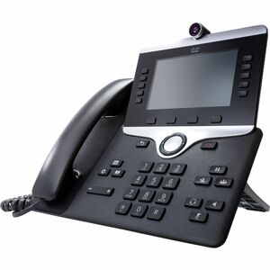 Cisco 8845 Telefone IP - Bluetooth - Montagem em parede, Tabletop - Carvão - Compatível com TAA - 5 x Linha Total - VoIP -