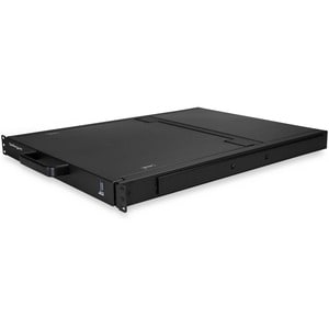 StarTech.com LCD Rack Console KVM Switch - Steel - Black - 16 Computer(s) - 43.2 cm (17") LCD - SXGA - 1280 x 1024 - 2 x P