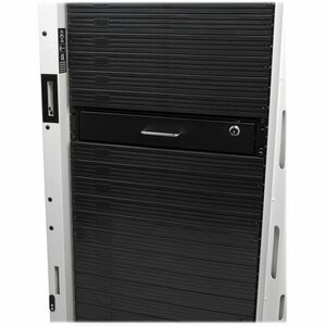 Eaton Tripp Lite Series SmartRack 2U Locking Rack-Mount Storage Drawer - 19? 2U Wide Rack-mountable - Black Powder Coat - 