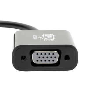 Tripp Lite Mini DisplayPort to VGA Adapter Active 1080p Black mDP to VGA 6in - Mini DisplayPort/VGA for Chromebook, Projec