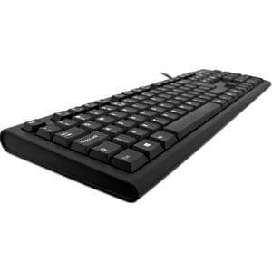 V7 CKU200UK Keyboard & Mouse - USB Cable - English (UK) - Black - USB Cable - Optical - 1600 dpi - 3 Button - Scroll Wheel