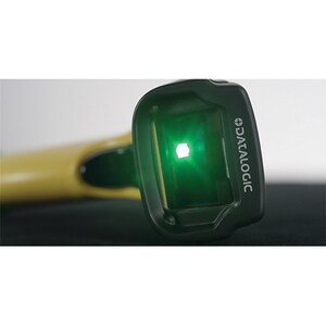 Datalogic PowerScan PBT9100-RBK20EU Handheld Barcode Scanner Kit - Wireless Connectivity - Yellow - 1D - Imager - Bluetoot