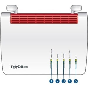 FRITZ!Box 6890 LTE, Wi-Fi 5 (802.11ac), Dual-Band (2,4 GHz/5 GHz), Ethernet/LAN, 3G, Schwarz, Rot, Weiß, Tabletop-Router