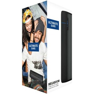 Ultimate Ears MEGABOOM Portable Bluetooth Smart Speaker - Alexa, Siri Supported - Panther - 65 Hz to 20 kHz - 360° Circle 