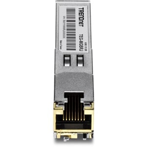 TRENDnet TEG-MGBRJ SFP (mini-GBIC) - 1 x RJ-45 1000Base-T LAN - TAA Compliant - For Data Networking - Twisted PairGigabit 